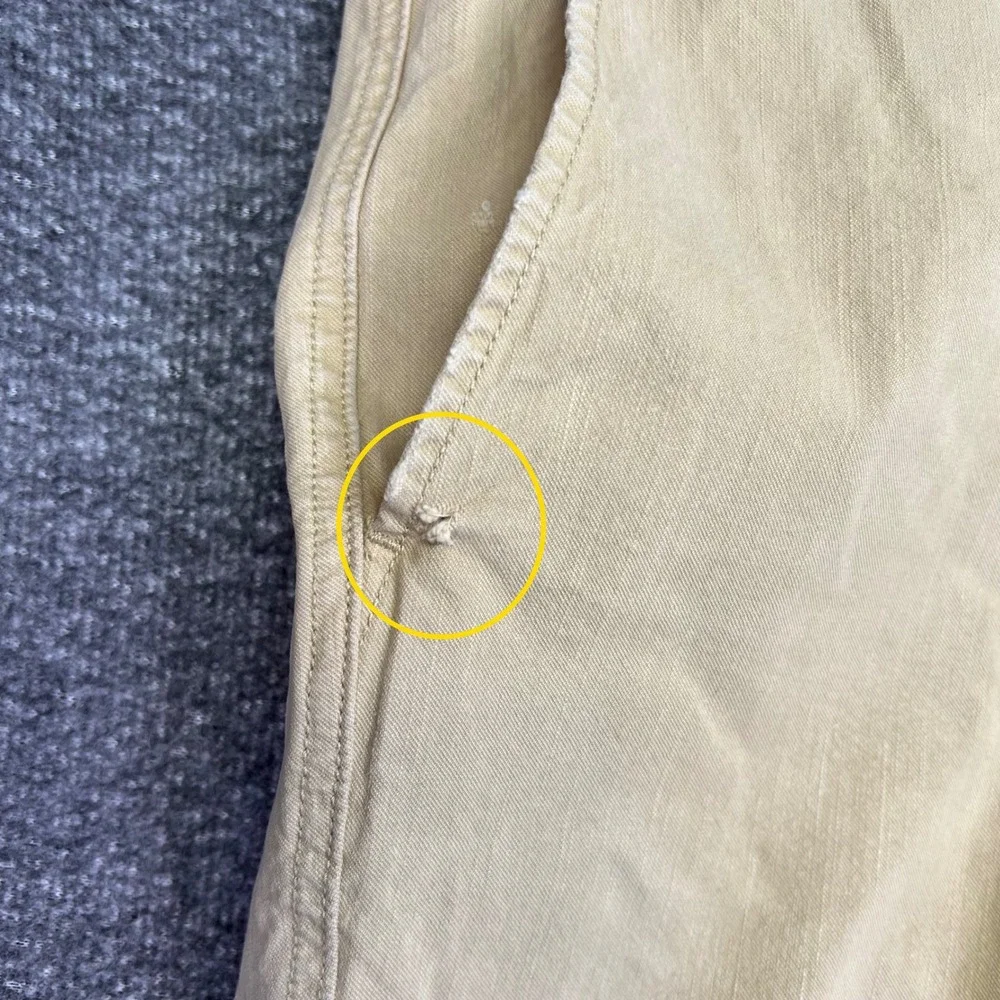 Polo Ralph Lauren Chinos Mens 40x28 Tan Slim GI Fit Casual Cotton Twill Pants